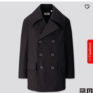 UNIQLO Men U Warm Padded Peacoat - Black size XS